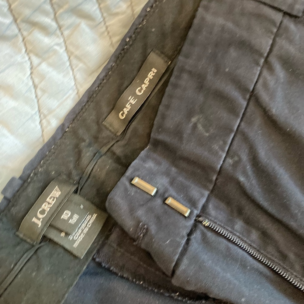 Jcrew cotton pants-Capri and long